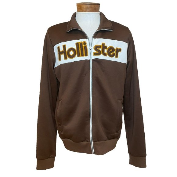 Hollister Other - Vintage Hollister Men's Brown Winner's Choice Retro Track Jacket XL